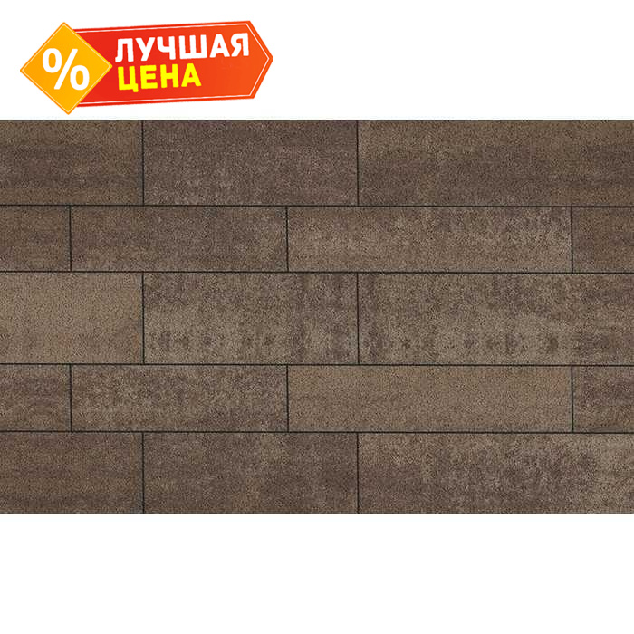 Плитка тротуарная Паркет Б.9.П.8см Листопад гранит xаски