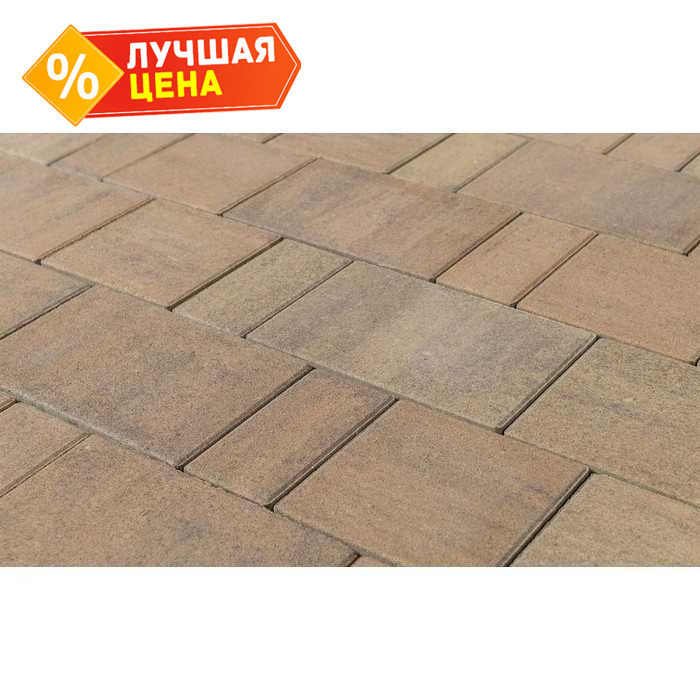 Плитка тротуарная BRAER Старый город Ландxаус Color Mix Прайд, толщина 80 мм