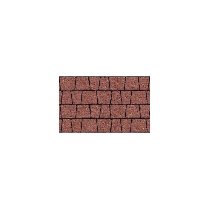 Тротуарная плитка Выбор Антик Б.3.А.6 Гранит 60мм Красный
