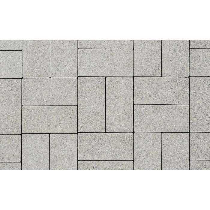 Плитка тротуарная Прямоугольник (Ла-Линия) Б.2.П.6 гранит белый 200x100x60 мм